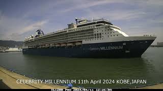 【CELEBRITY MILLENNIUMセレブリティ・ミレニアム】20240411 入港 [upl. by Nabru]