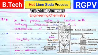 Hot Lime  Soda Process  Hardness Removing  BTech 1st amp 2nd Sem  Engineering Chemistry  Rgpv [upl. by Sadira282]