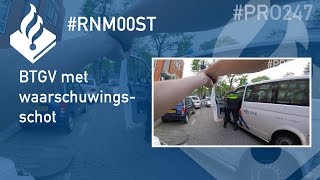 Politie PRO247 BTGV met waarschuwingsschot in bijzijn van Dumpert [upl. by Mulford]