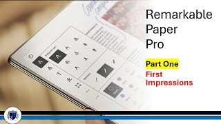 reMarkable Paper Pro I First Impressions [upl. by Gnous]