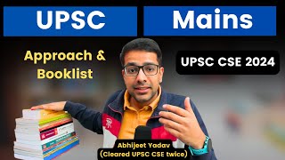 UPSC Mains Approach and Sources for all GS Subjects  UPSC CSE 2024 [upl. by Corabella455]