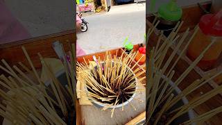 Amazing Chicken Satay of Indonesia  Street Food shorts viral trending [upl. by Ames]