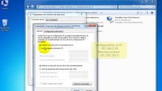 Configurar IP fija o estática en Windows 7 [upl. by Radcliffe]