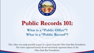 Public Records 101 [upl. by Eissim]