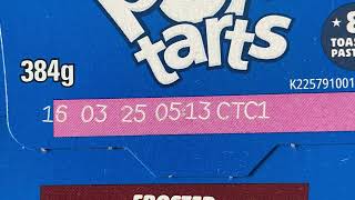 Kellogg’s Pop Tarts Frosted Chocotastic [upl. by Eittel]