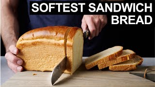 Softest Sourdough Sandwich Bread Recipe Pain de Mie [upl. by Attennhoj]