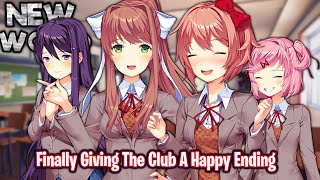 Finally Giving The Club A Happy EndingDDLC New World MOD [upl. by Anirrehs]