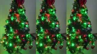 Funktiontest und Lichteffekt von LED Lichterkette Weihnachtsdeko Bunt [upl. by Sevart691]