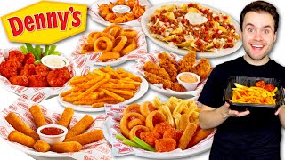 Trying Dennys ENTIRE APPETIZERS MENU Every Single Item [upl. by Ahiel]