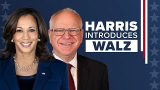 LIVE Kamala Harris introduces Tim Walz as running mate at Philadelphia rally [upl. by Bryan]