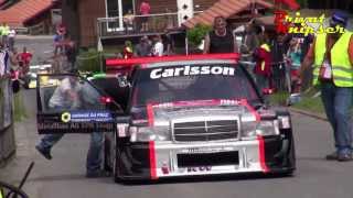 Reto Meisel 2013 im MB 190er Judd V8 RM1  Bergrennen La Roche La Berra Hillclimb Fantastic Sound [upl. by Nahtnanhoj]