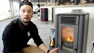 Belga Stove Small pelletkachel productreview [upl. by Alyosha]