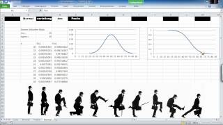 Normalverteilung und ihre Berechnung in Excel 2010 [upl. by Atiuqan640]