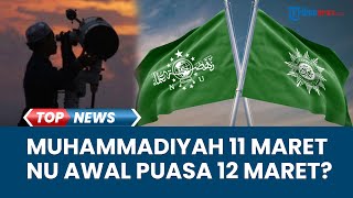 Beda Awal Puasa 1 Ramadhan 1445 H Menurut NU dan Muhammadiyah PBNU Perkirakan Jatuh Pada 12 Maret [upl. by Alyad]