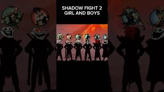 GIRL VS BOYS 😈SHADOW FIGHT 2 shadowfight2 shortsfeed girlvsboys [upl. by Malanie]