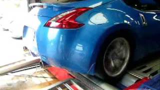 370Z w Stillen Exhaust amp Berk HFCs Dyno Results [upl. by Eob]