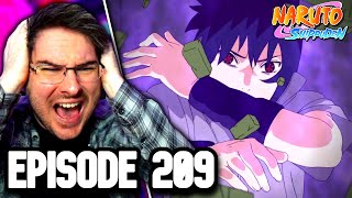 SASUKE VS DANZO  Naruto Shippuden Episode 209 REACTION  Anime Reaction [upl. by Shem]