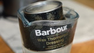 How to wax your Barbour Jacket Waterproofing wax thornproof dressing for wax jackets [upl. by Haerle]