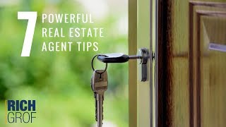 7 Powerful Real Estate Agents Tips  Sales Techniques of the Real Estate Masters [upl. by Eetsirk]