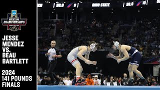 Jesse Mendez v Beau Bartlett 2024 NCAA wrestling championship 141 pounds [upl. by Mira]