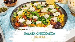 Reteta  Salata greceasca cu lipie [upl. by Burdelle520]