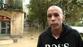 Inondations dans le Gard  de fortes pluies sont attendues [upl. by Silvie]