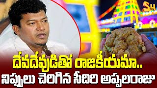 దేవదేవుడితో రాజకీయమా Seediri Appalaraju Comments On CM Chandrababu  Tirumala Laddu  S4 Media [upl. by Aij137]