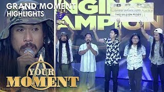 Juan Gapang itinanghal na kaunaunahang Grand Singing Champion  Your Moment [upl. by Nemzaj]