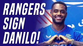 Rangers Sign Danilo Brazilian Striker Arrives at Ibrox Old Firm Allocation Dispute RFC Rangers [upl. by Alfie]