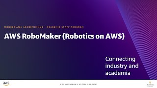 AWS RoboMaker Robotics on AWS [upl. by Carmel]