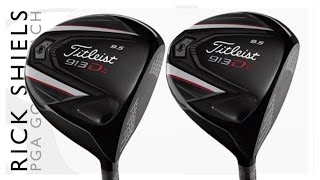 Titleist 913 D2 D3 Driver Testing  Rick Shiels PGA [upl. by Kitarp]