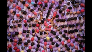 Tarragona Castells Human Towers Competition Returns [upl. by Scheer]