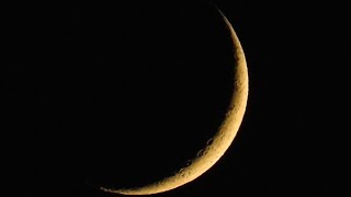 Waxing Crescent Moon 86 of 8 July 2024 recorded with Nikon P900 [upl. by Bela124]