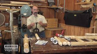 Woodworking Project Tips  Making Rustic Furniture  The Basics [upl. by Nohcim500]