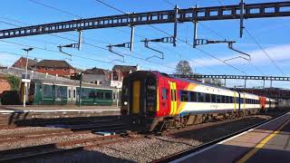 Rare South Western Railway 158884 amp 158883 Diverted via Newbury 051121 [upl. by Drusus451]