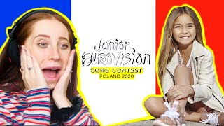 REACTING TO FRANCE 🇫🇷 JUNIOR EUROVISION 2020  VALENTINA JIMAGINE [upl. by Nyla]