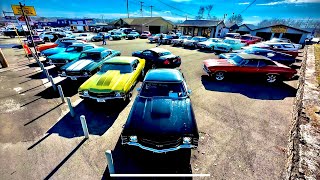 Classic Muscle Car Lot Inventory Update 1824 Maple Motors Hot Rods For Sale Full Walk American USA [upl. by Enelaj]