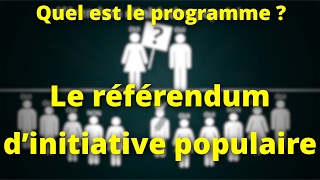 Le référendum dinitiative populaire [upl. by Zandra]