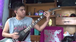 Kreator  Terror Zone Guitar cover with solo [upl. by Ataga229]