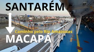 Viagem de barco na seca outubro 2023 de Santarém a Macapá pelo Rio Amazonas AMAZÔNIA [upl. by Nottage453]