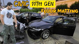 New Civic Ki Karwai Floor Matting 😍🖤 civiclovers [upl. by Modeste962]