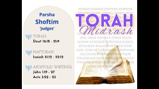 Torah Midrash  Shoftim  Judges [upl. by Gosnell145]