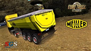 ETS2 137 Ownable Meiller Kipper Trailer Mod [upl. by Aihsekram743]