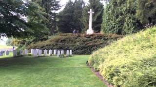 Mons  St Symphorien Cemetery August 2014 [upl. by Hairej]