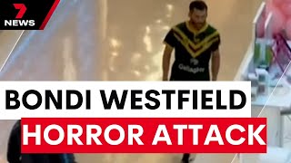 Video of the attacker inside Bondi Junction Westfield  7 News Australia [upl. by Komarek845]