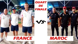 Petanque 2023 Mondial FRANCE vs MAROC [upl. by Ranip670]