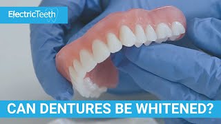 How to whiten yellowed false teeth amp dentures [upl. by Llenyt117]