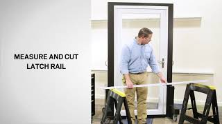 Installing Storm Doors with the Pro Installation System  Andersen Windows [upl. by Artenal]