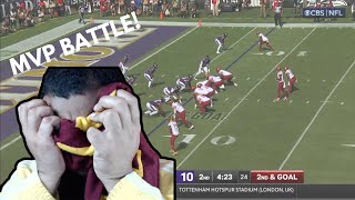 GAME OF THE YEAR Commanders vs Ravens REACTION VIDEO [upl. by Sajet678]