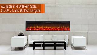 Touchstone Emblazon Linear Electric Fireplace Collection [upl. by Debbi]